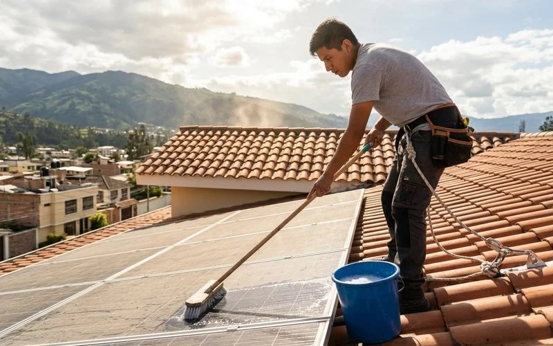 Mantenimiento de Paneles Solares en Ecuador - Máximo Rendimiento Garantizado